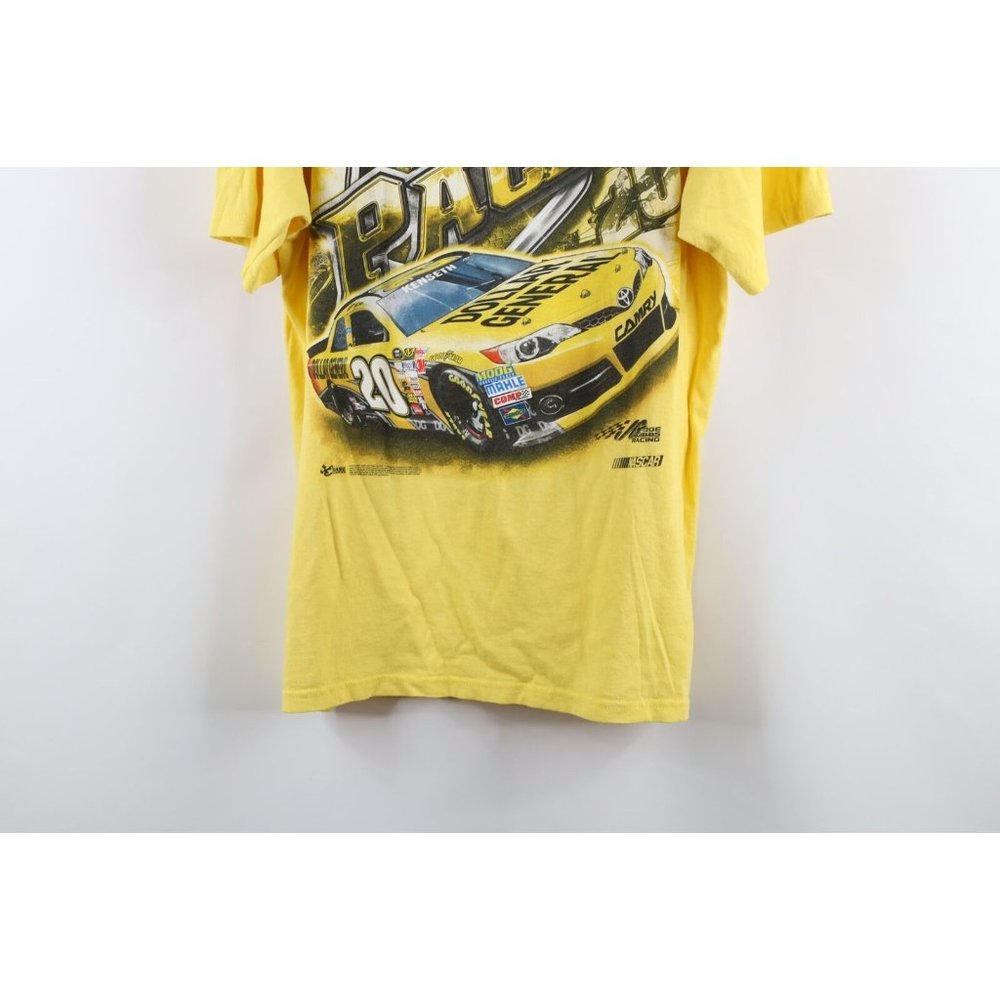 Vintage NASCAR Mens Large Spell Out All Over Print Matt Kenseth Racing T-Shirt - Picture 12 of 12